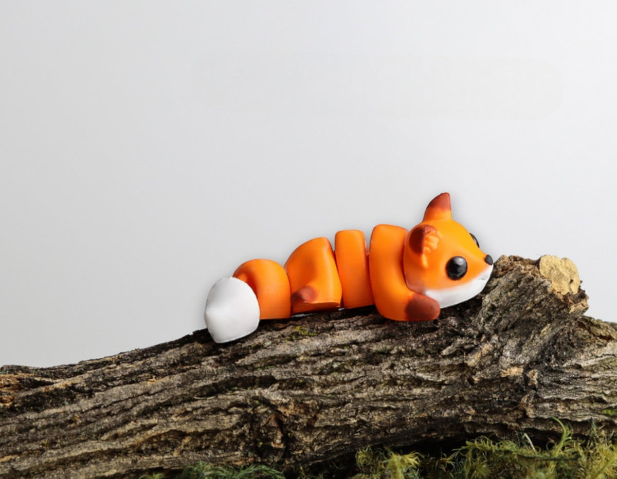 FlexiFriends™ Wild Animals Mini 3D Printed Flexible Figurines — detail shot, PrintWorx3D South Africa