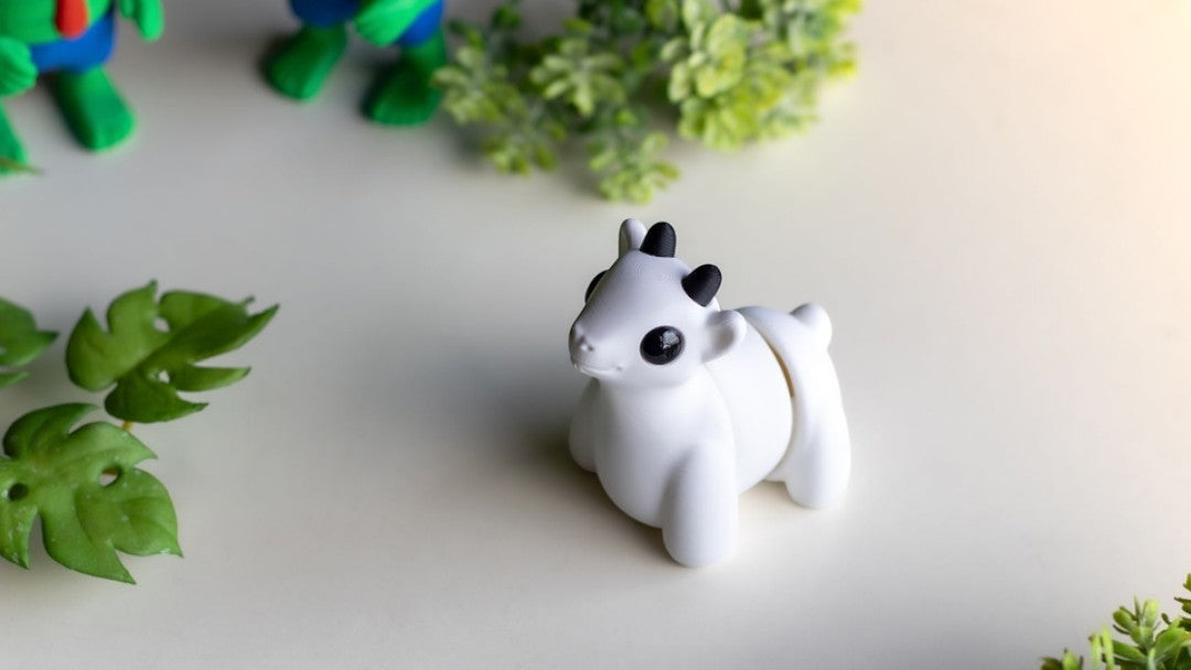 FlexiFriends™ Farm Animals Mini 3D Printed Flexible Figurines — detail shot, PrintWorx3D South Africa