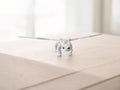 White articulated Light Fury dragon with elegant wings