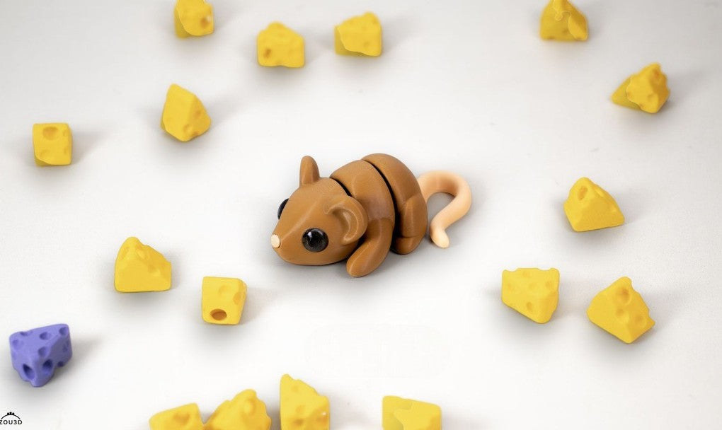 FlexiFriends™ Garden Animals Mini 3D Printed Flexible Figurines — detail shot, PrintWorx3D South Africa