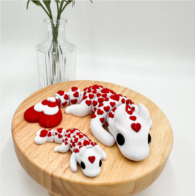 Jumbo Love Dragon Valentine’s Edition — 3D printed in South Africa by PrintWorx3D