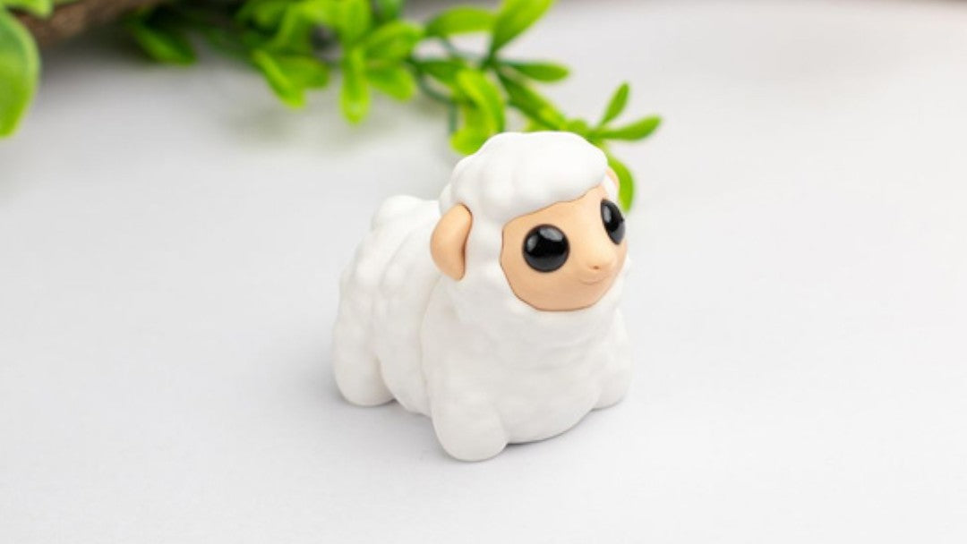 FlexiFriends™ Farm Animals Mini 3D Printed Flexible Figurines — detail shot, PrintWorx3D South Africa
