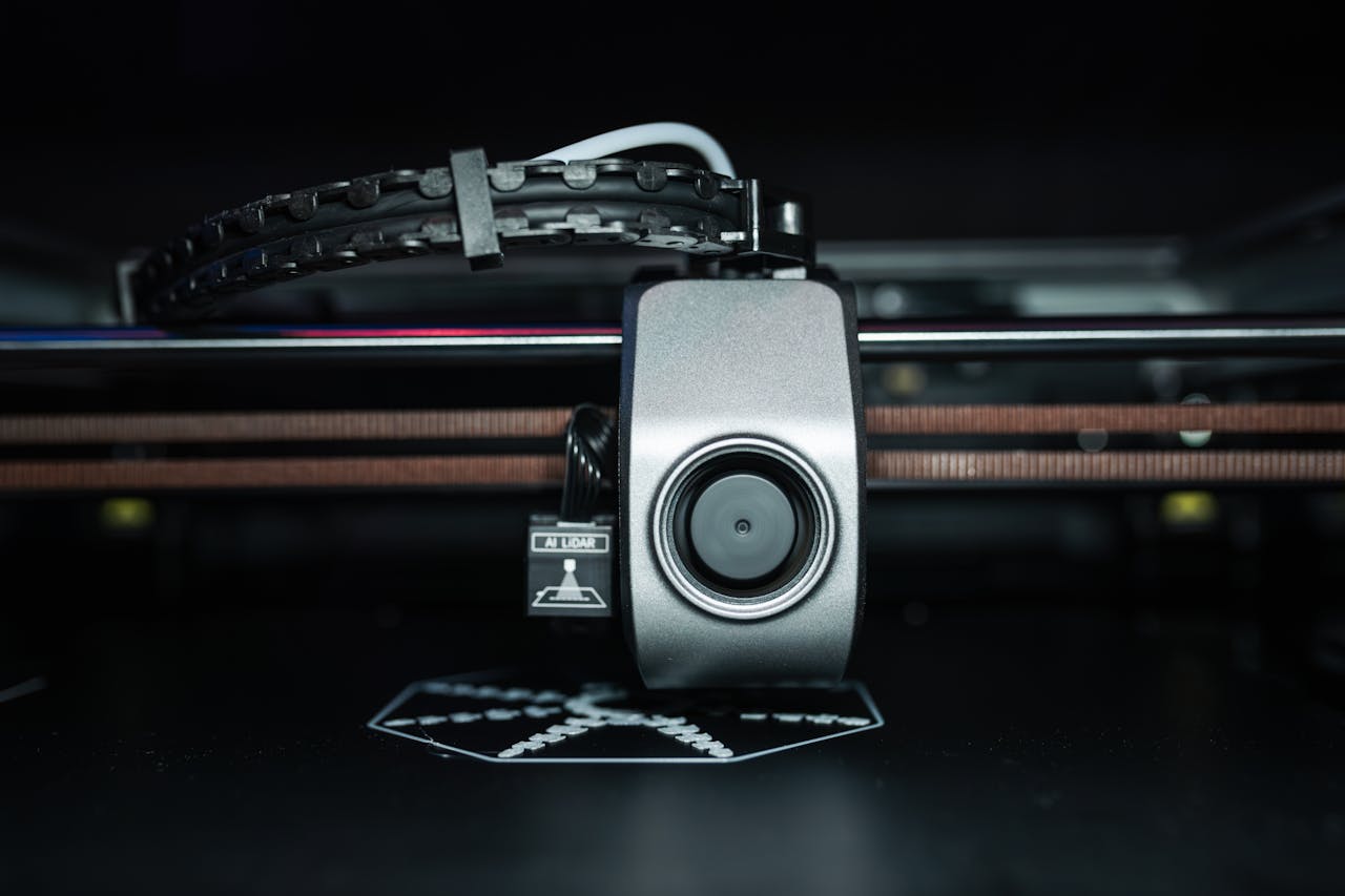 Close-up of 3D Printer